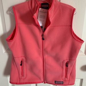 Little girls vineyard vines fleece vest